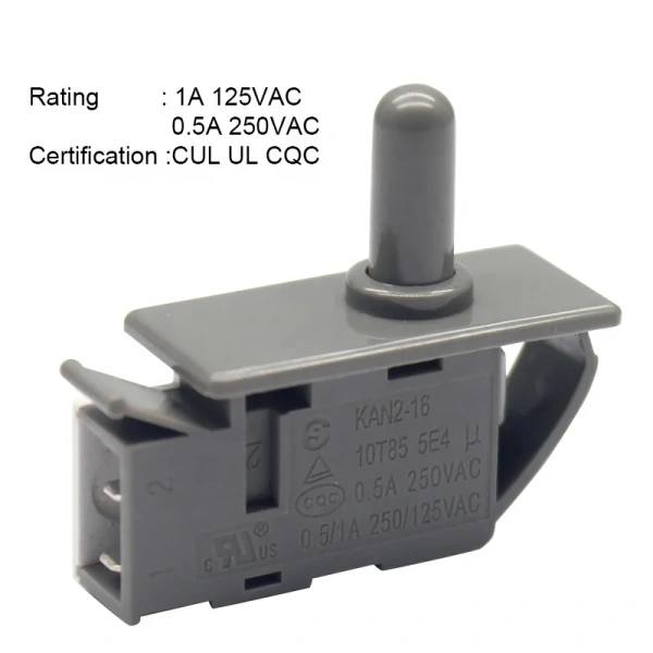 400V Refrigerator Spare Parts Door Light Control Normally Closing Push Button Switch Refrigerator Door Freezer Door Switch