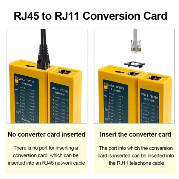 Network Cable Tester Wire Line Finder Multifunction Industrial Control Elements for RJ45 RJ11 HDMI Customized