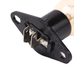 20W Microwave Oven Bulb Refrigerator Lighting Bulb Base With Holder Replacement Universal