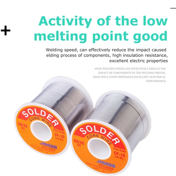 100g Welding Solder Wire 60/40 0.8mm 1.0mm 1.2mm Soldering Wire Roll  Tin