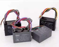 CBB61 Ceiling Fan Capacitor 1.6uf+2uf+3uf 5 Wire 250V 300V 5 Speed Starting Capacitor