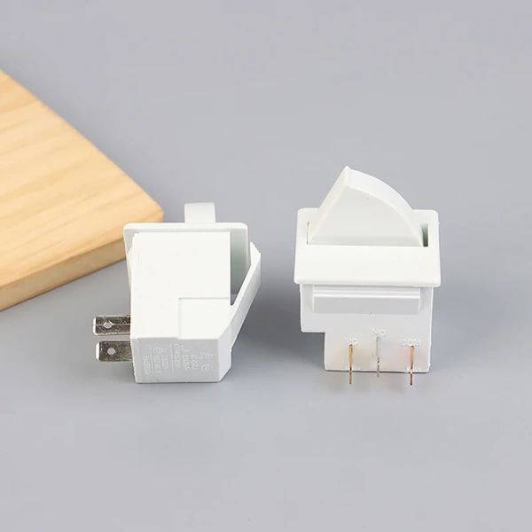 2/3Pin Refrigerator Door Lamp Light Switch For Freezer Parts AC 5A 125V/5A 125V Universal Fridge Household Accessories White New