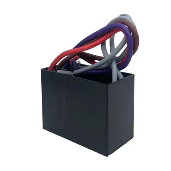 4.5uf + 6uf + 5uf 5 Wire 250VAC CBB61 Ceiling Fan Capacitor 50/60Hz Motor Non Polarity 5 Wire