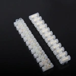 12 Position Barrier Terminal Strip Block White X3-0512 X3-1012 X3-2012 X3-3012 X3-6012 Nylon Plastic Terminal