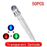 5mm full-color LED RGB red/green/blue Common Cathode/Anode Four feet transparent highlight color light 5mm diode colorful