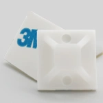 Cable Tie Bases Mount With 100 PCS Cable Tie Bases 3M Glue Wire Removable Self Adhesive Wall Holder Car Fixing Seat