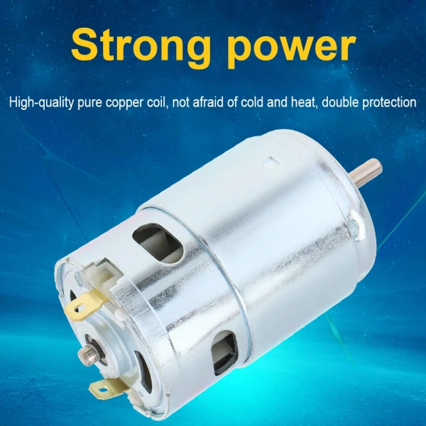 895 DC Motor 12V 24V High Torque 6000RPM 20000RPM Double Ball Bearing High RPM DC Motor for Electric Tool DIY Small Micro Drill