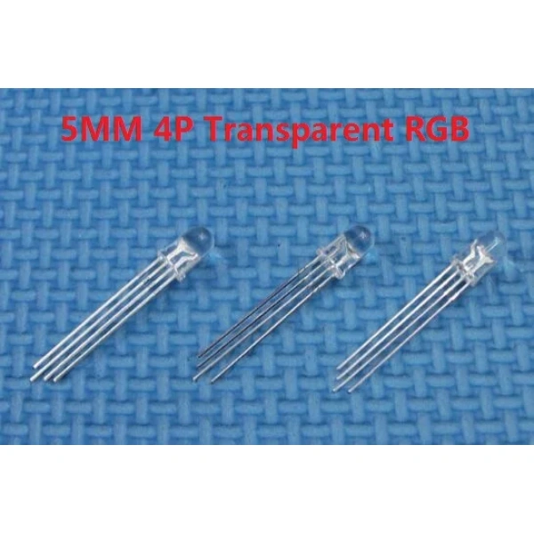 F5 5mm LED Red+Green Light Emitting Diode Common Anode Cathode 3pin 3P Positive Negative Transparent / Fog Type RGB Blue