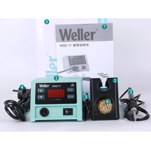 Weller WSD71 Soldering Station 100% Original 220V 70W Lead-free Professional Soldering Iron Welding Tool for PCB IC Repair