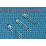 F5 5mm LED Red+Green Light Emitting Diode Common Anode Cathode 3pin 3P Positive Negative Transparent / Fog Type RGB Blue