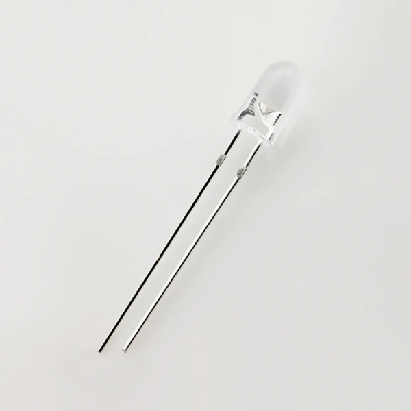 12v 5v 5mm 3mm Led Super Bright Warm White Red Blue Model Car Dashboard Indicator Light Emitting Diode With Resistance