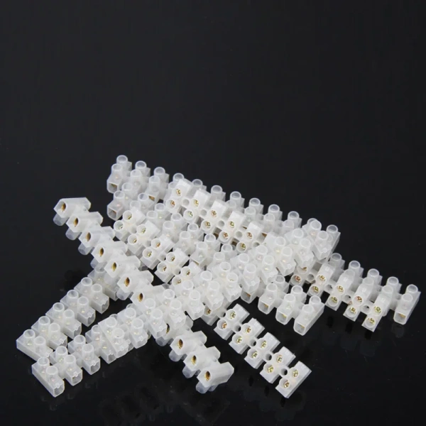 12 Position Barrier Terminal Strip Block White X3-0512 X3-1012 X3-2012 X3-3012 X3-6012 Nylon Plastic Terminal