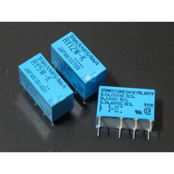 TAKAMISAWA RY5W-K RY12W-K RY24W-K 5/12/24V DPDT Signal Relay