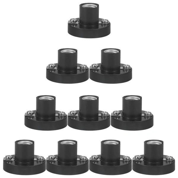 Small Bulb Holder Adapter Experiment Equipment Lamp Parts for Making Lamps Plastic Socket E10