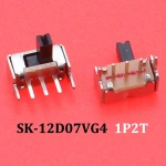 Slide Switch Micro-Power Toggle Switch Single and Double-row Direct-inserted Horizontal Sliding 2/3 Gear 1P2T 2P2T 1T3P 2P4T