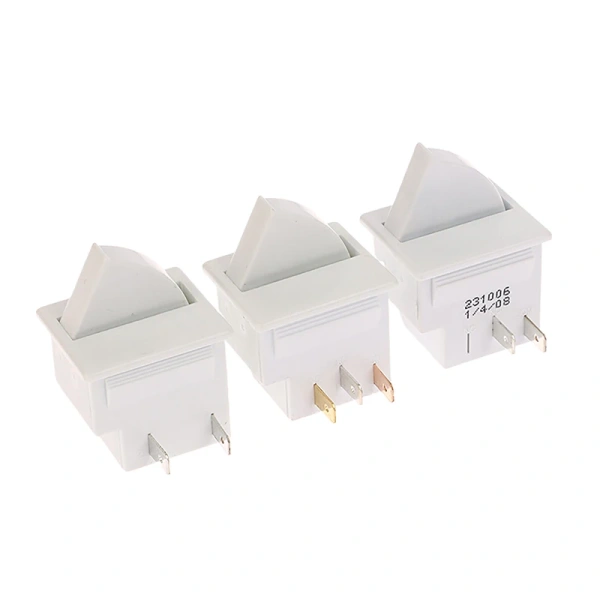 2/3Pin Refrigerator Door Lamp Light Switch For Freezer Parts AC 5A 125V/5A 125V Universal Fridge Household Accessories White New