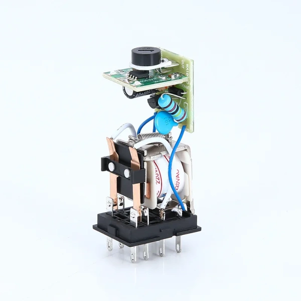 Power-on Delay Rotary Knob DPDT 5S/10S/30S/60S/3M/5M/10M/30M Timer Timing Time Relay AC 24V 220V 380V H3Y-2 With Base Socket