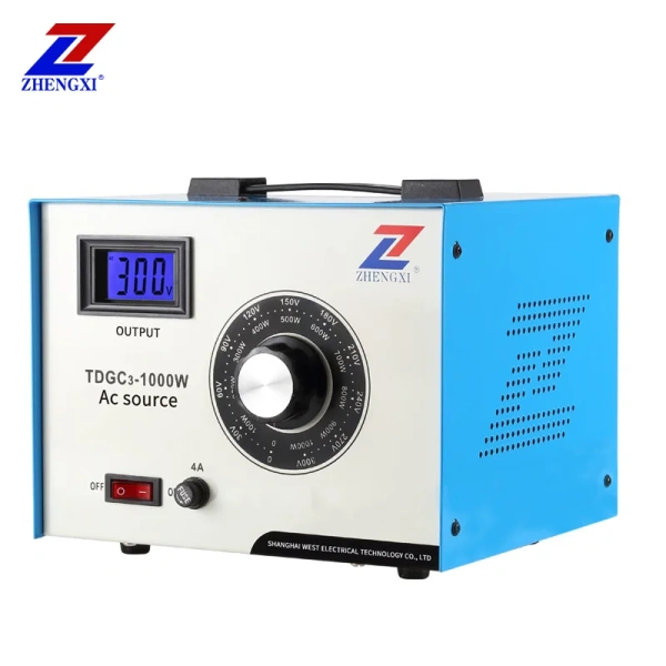 TDGC3-1000VA AC 1000W single phase output 0-300V LCD adjustable servo Voltage Regulator
