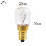 Oven Light 15W 25W High Temperature Resistant 300 Degree Oven Microwave Oven Bulb Salt Lamp E14 Small Screw Mouth