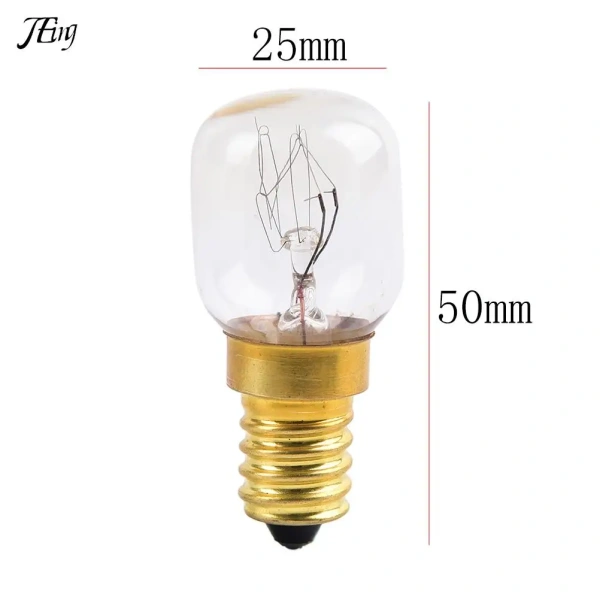 Oven Light 15W 25W High Temperature Resistant 300 Degree Oven Microwave Oven Bulb Salt Lamp E14 Small Screw Mouth