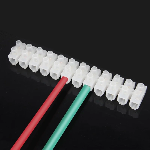 12 Position Barrier Terminal Strip Block White X3-0512 X3-1012 X3-2012 X3-3012 X3-6012 Nylon Plastic Terminal