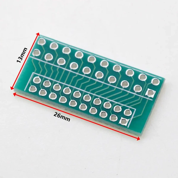 1.27mm 2.0mm 2.54mm Pitch Interchange Transfer Plate Converter 10P/20P Single Double Row Pin PCB PCI Adapter Board
