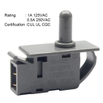 400V Refrigerator Spare Parts Door Light Control Normally Closing Push Button Switch Refrigerator Door Freezer Door Switch