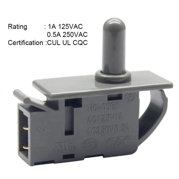 400V Refrigerator Spare Parts Door Light Control Normally Closing Push Button Switch Refrigerator Door Freezer Door Switch