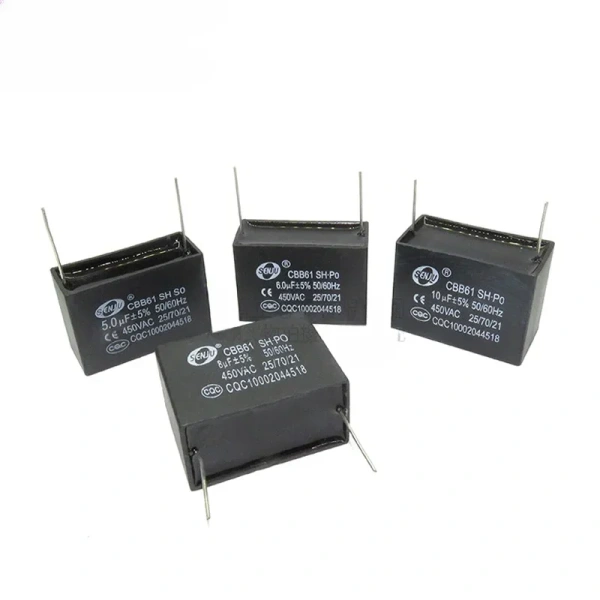 CBB61 pin 1UF/1.2/1 5/2/3/4/5/6 UF 450V air conditioning fan start capacitor pin