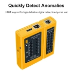 Network Cable Tester Wire Line Finder Multifunction Industrial Control Elements for RJ45 RJ11 HDMI Customized