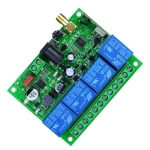 4CH 433MHz DC12V 24V 36V 10A Relay Switch Wireless Remote Control system RF Receiver Transmitter Electric door Moto Smart home