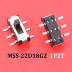 Slide Switch Micro-Power Toggle Switch Single and Double-row Direct-inserted Horizontal Sliding 2/3 Gear 1P2T 2P2T 1T3P 2P4T