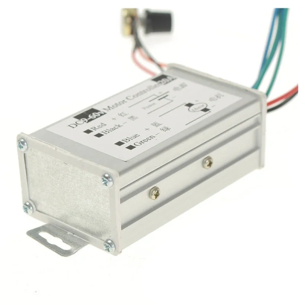 DC 9V 12V 24V 48V 60V 20A Reversible Motor Speed Controller Regulator Driver PWM