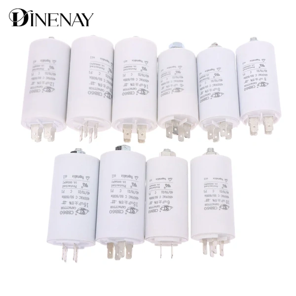 4-18uf Capacitor CBB60 Motor Run Capacitors Water Pump Starting Capasitor 450V AC Motors For Water Pump Washing Machine