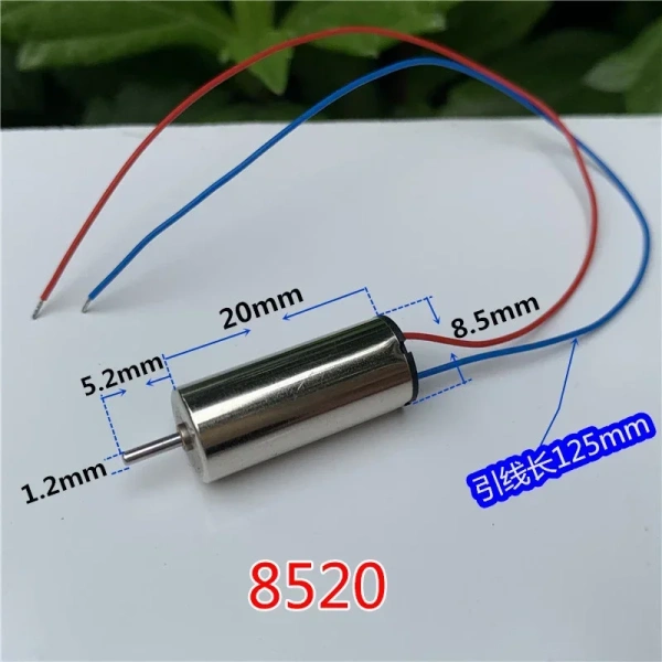 DC 3V-3.7V Mini Coreless Motor 412,612,615,716,720,816,8520,1020 High Speed Micro Motor RC Drone Quadcopter Engine Accessories