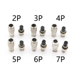 GX12 Butt type 2/3/4/5/6/7 Pin Electric Aviation Socket & Plug 12MM Docking Power Male& Female Circular Panel Connector