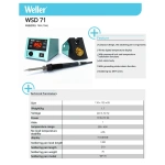 Weller WSD71 Soldering Station 100% Original 220V 70W Lead-free Professional Soldering Iron Welding Tool for PCB IC Repair