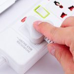 Universal Type BS Plug Fire Proof Extension with USB for Charging Port